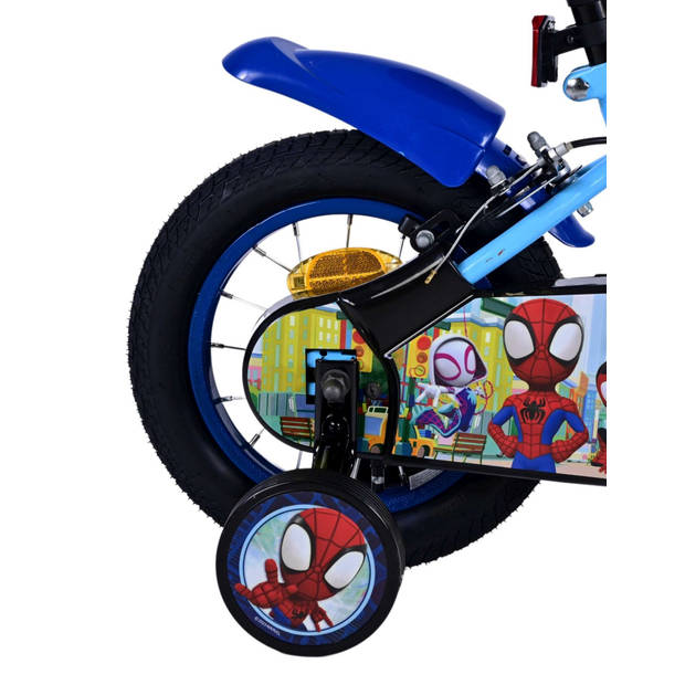 Spidey Kinderfiets - Jongens - 12 inch - Blauw - Twee handremmen