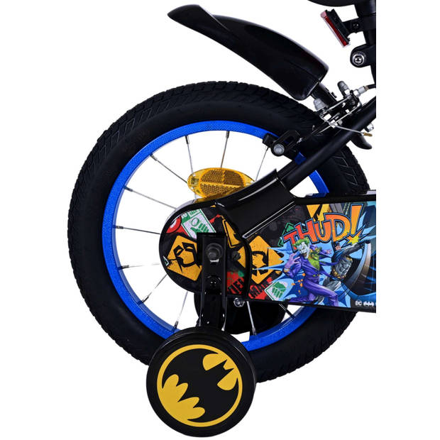 Batman Kinderfiets - Jongens - 14 inch - Zwart - Twee handremmen