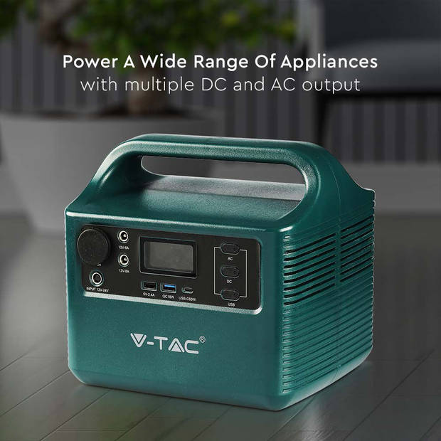 V-TAC VT-303 Draagbare krachtstations - Groen - 300W