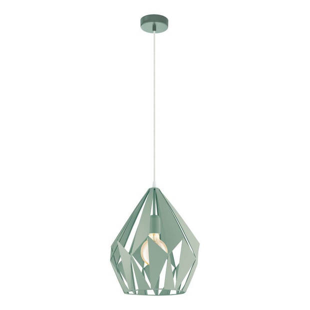 EGLO Carlton-P Hanglamp - E27 - 31.0 cm - Groen