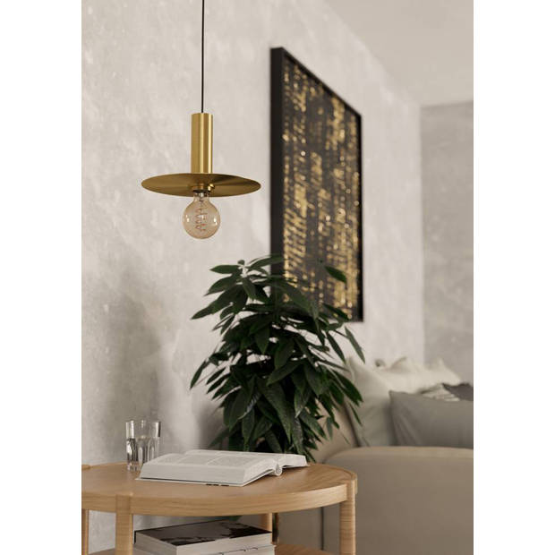 EGLO Escandell Hanglamp - E27 - 25 cm - Zwart;Goud