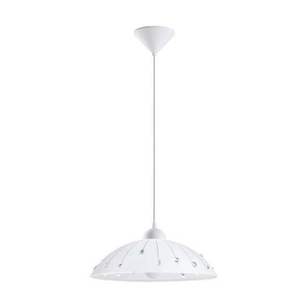 EGLO Vetro Hanglamp - E27 - 35 cm - Wit
