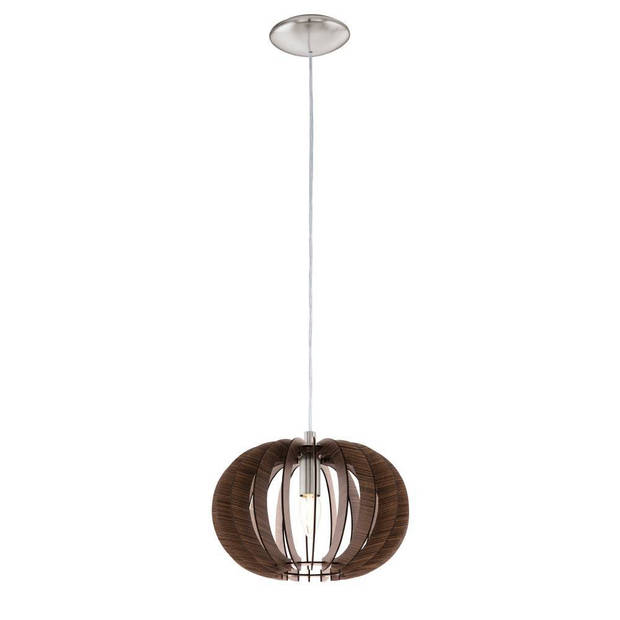 EGLO Stellato Hanglamp - E27 - 30.0 cm - Nikkelmat