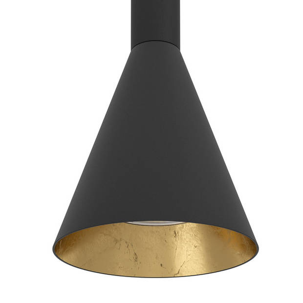 EGLO Cortaderas Hanglamp - LED - 9.5 cm - Zwart;Goud