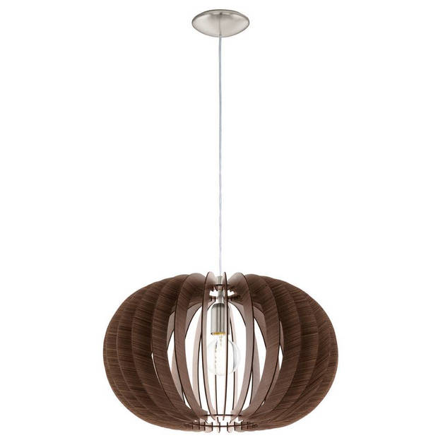 EGLO Stellato Hanglamp - E27 - 50 cm - Nikkelmat