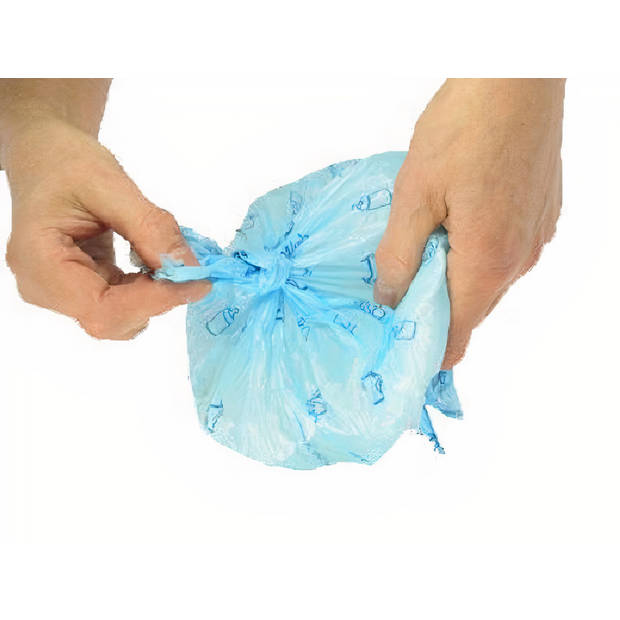 Jippie's luierzakjes Knot A Bag Dispenser 30 cm blauw