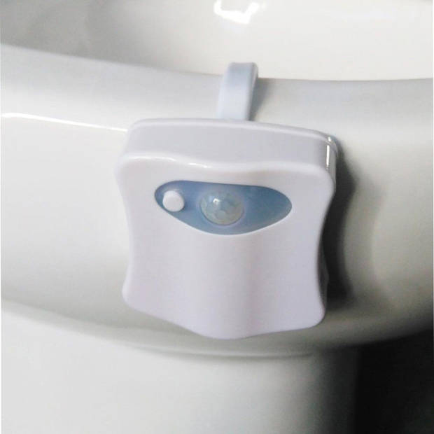 Toilet Led Light - Met Bewegingssensor - 8 Verschillende Kleuren - Toiletpot verlichting - Groen/Zwart