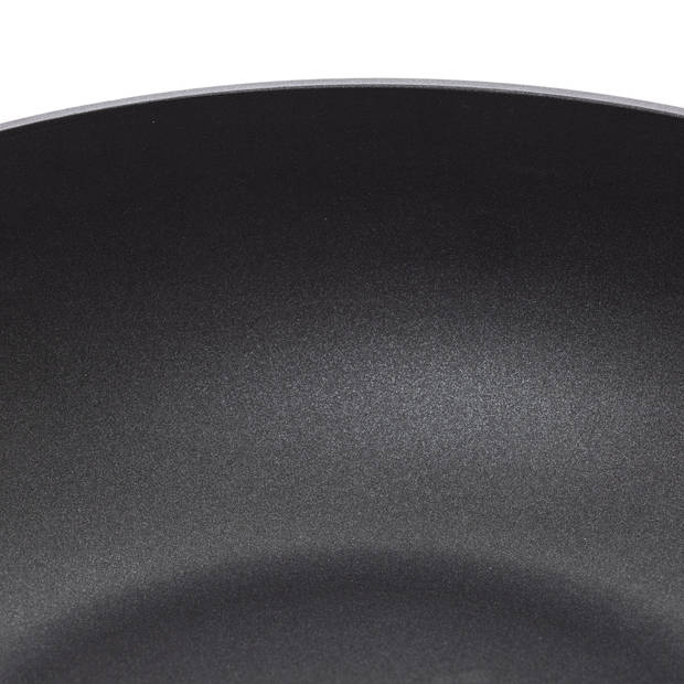 Koekenpan - Alle kookplaten geschikt - zwart/rood - dia 27 cm - Koekenpannen