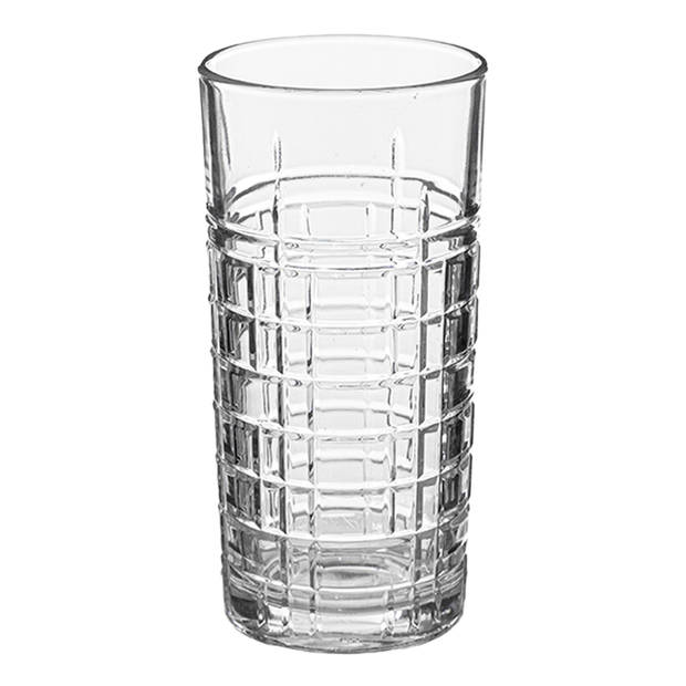 Secret de Gourmet longdrinkglazen Nice - set 8x stuks - 300 ml - glas - transparant - luxe uitstraling - Longdrinkglazen