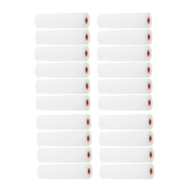 20x fijne verfroller / schuimrollers voor diverse verfsoorten 10 cm - Verfrollers