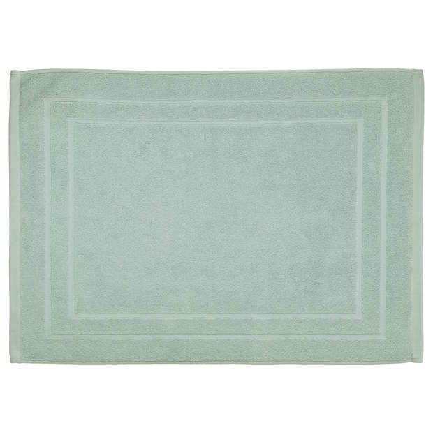 Atmosphera Badkamerkleed/badmat voor vloer - 50 x 70 cm - Mintgroen - Badmatjes