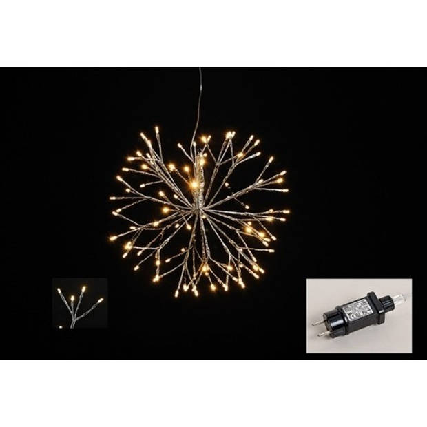 Kerstverlichting lichtbol - 40 cm - verlichte figuren - vuurwerk - kerstverlichting figuur