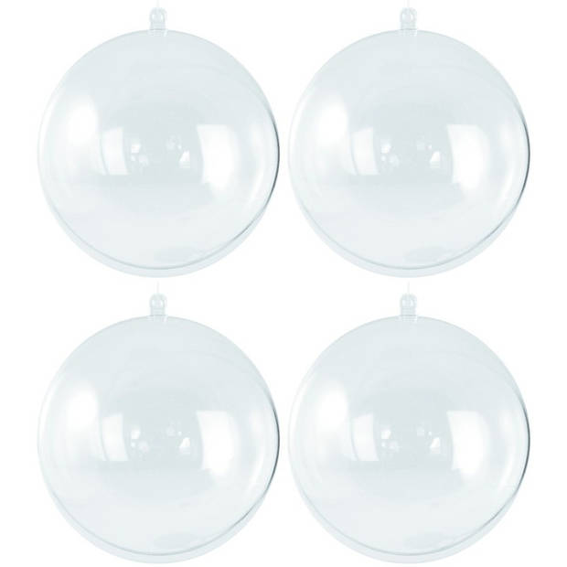 20x Kerstballen om te vullen 10 cm - Kerstbal