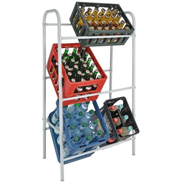 Bier rekje / bierkratten rek 65 x 34 x 115 cm - Opbergbox