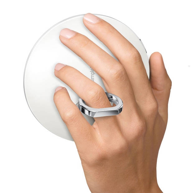 Simplehuman - Spiegel met Sensor, Compact, 3x Vergroting, Wit - Simplehuman