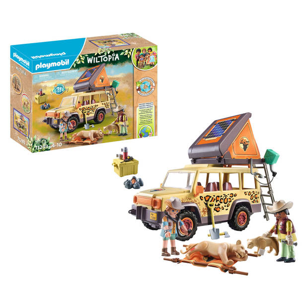 Playmobil Wiltopia Wiltopia - Cross-Country Vehicle with Lions