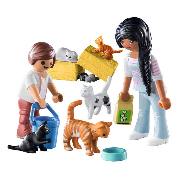 Playmobil Country Cat Family