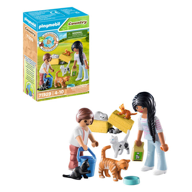 Playmobil Country Cat Family