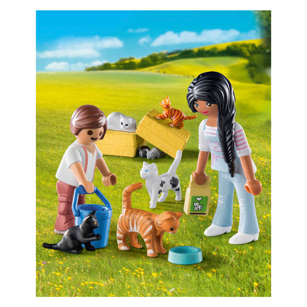 Playmobil Country Cat Family