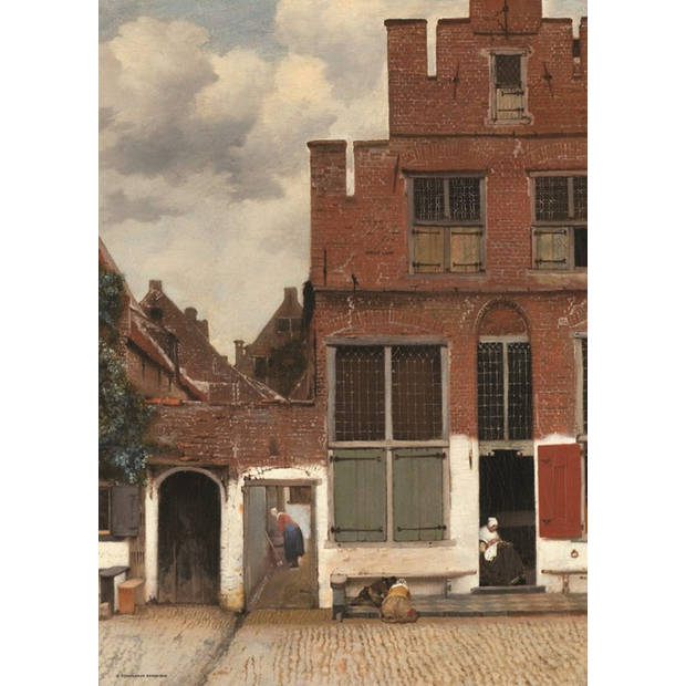 Puzzelman Het Straatje - Johannes Vermeer (Rijksmuseum) (1000)