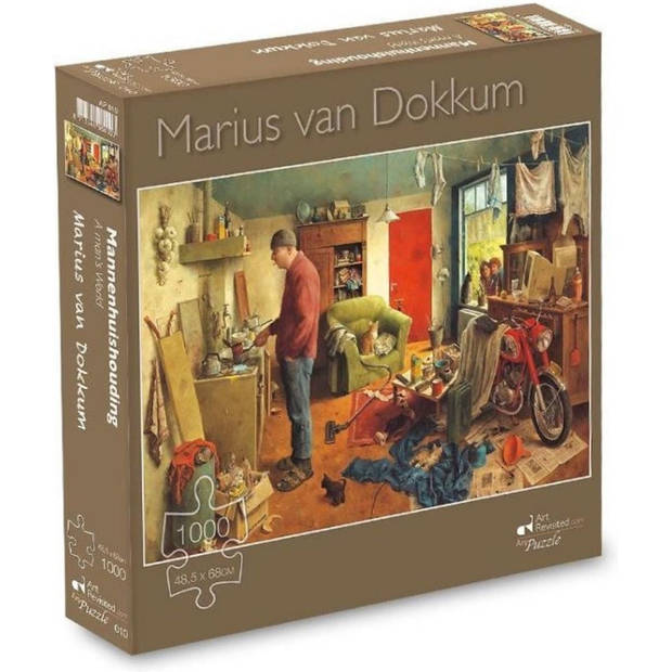 Art Revisited Mannenhuishouding - Marius van Dokkum (1000)