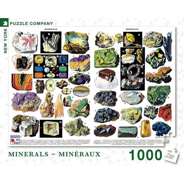 New York Puzzle Company New York Puzzel Bedrijf Mineralen (1000)