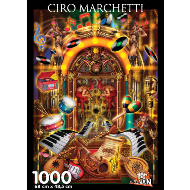 Puzzelman Juke Box - Ciro Marchetti (1000)