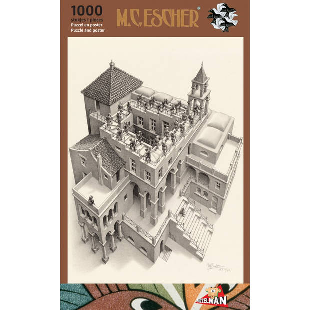 Puzzelman Klimmen en Dalen - M.C. Escher (1000)