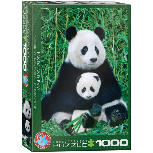 Eurografiek Panda & Baby (1000)