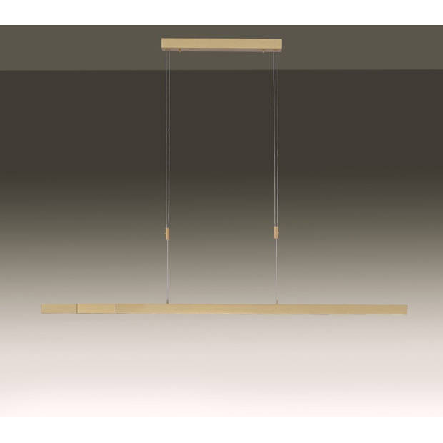 Paul Neuhaus Hanglamp Adriana verstelbaar L 120-180 cm mat messing