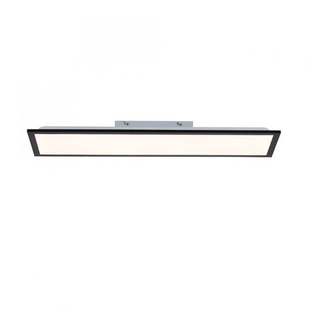 Paul Neuhaus Plafondlamp Flat 80 x 25 cm zwart