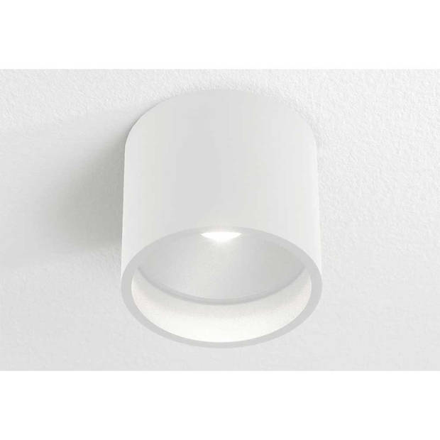 Artdelight Plafondlamp Orleans Ø 11 cm H 10 cm wit