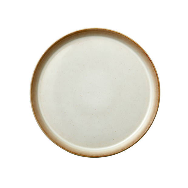 Bitz® Gastro - 6 stuks Dinerborden Aardewerk 27 cm - Creme 11279