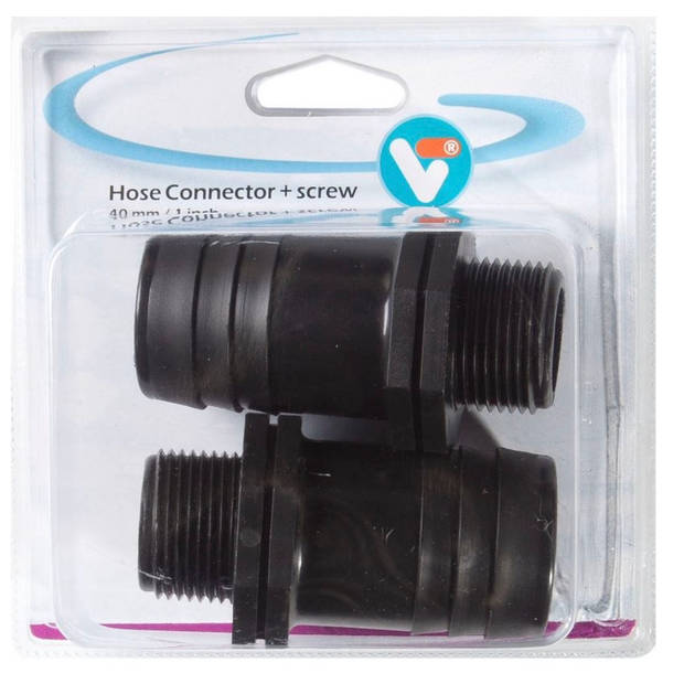 VT - Hose Connector screw 40 mm 1 Inch vijveraccesoires