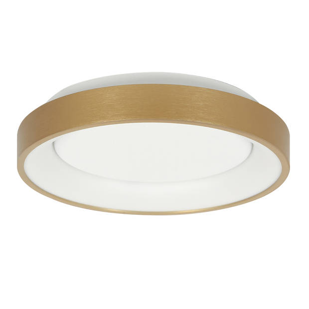 Steinhauer plafonniere Ringlede - goud - metaal - 38 cm - ingebouwde LED-module - 3691GO