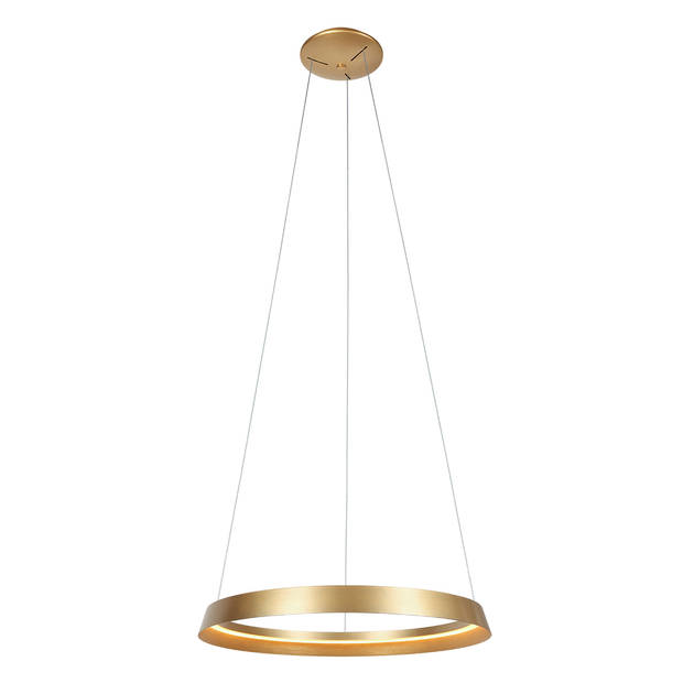 Steinhauer hanglamp Ringlux - goud - metaal - 60 cm - ingebouwde LED-module - 3692GO