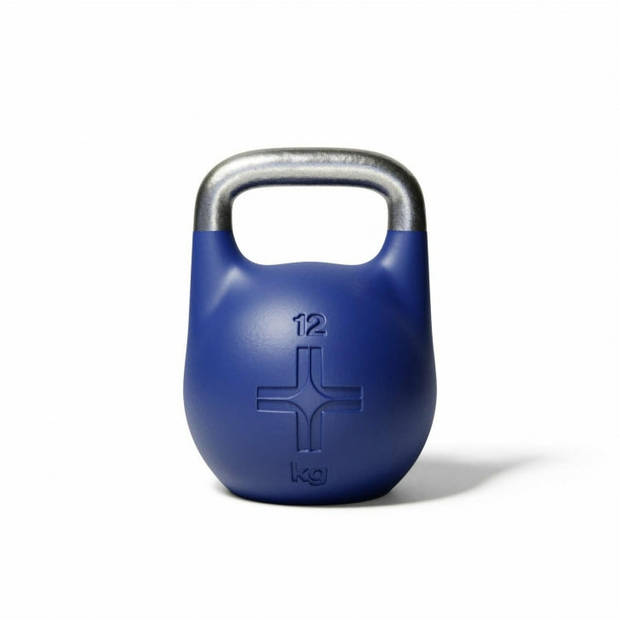 TRYM Competitie Kettlebell 12 kg - Blauw - Staal