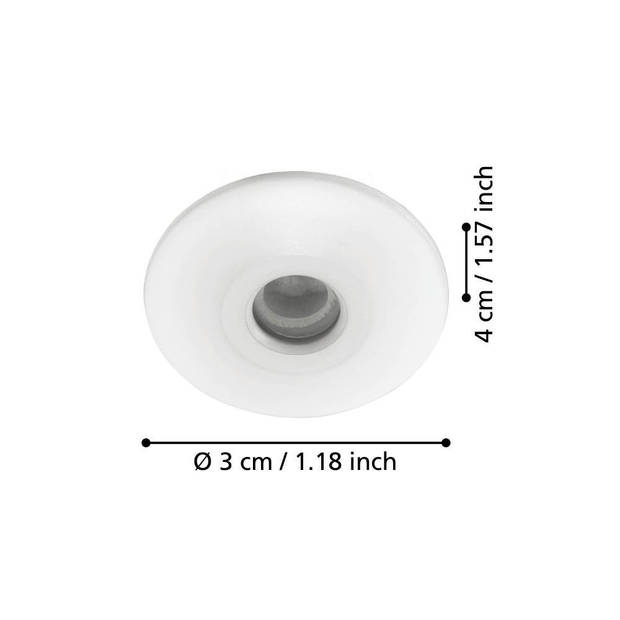 EGLO Chango Inbouwlamp - LED - Ø 12 cm - Wit