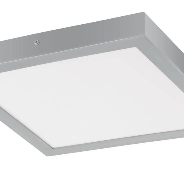 EGLO Fueva 1 plafondlamp - LED - 40 cm - Zilver/Wit