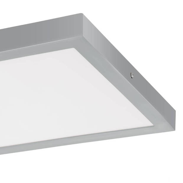 EGLO Fueva 1 plafondlamp - LED - 40 cm - Zilver/Wit