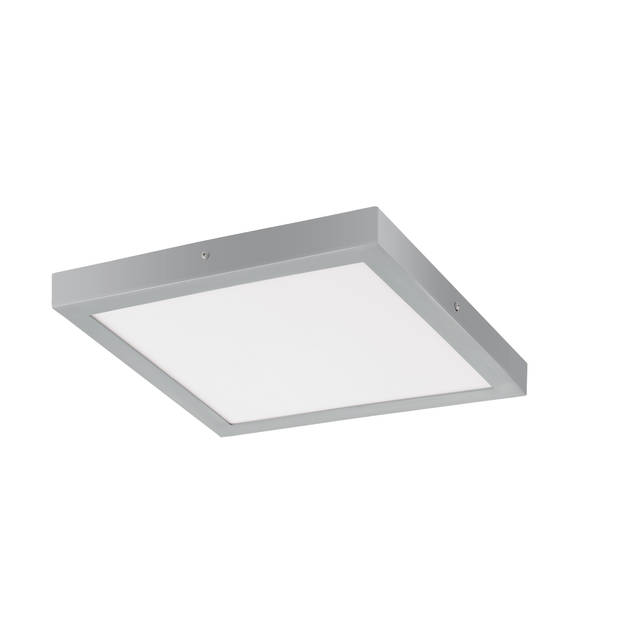 EGLO Fueva 1 plafondlamp - LED - 40 cm - Zilver/Wit