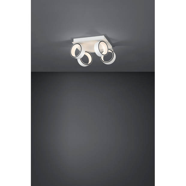 EGLO Albariza Spot - 4 lichts - LED - Wit, Chroom