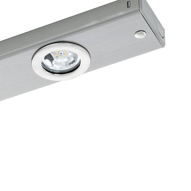 EGLO Kob LED Onderbouwarmatuur -  60 cm - 3 Lichts - Nikkel-Mat