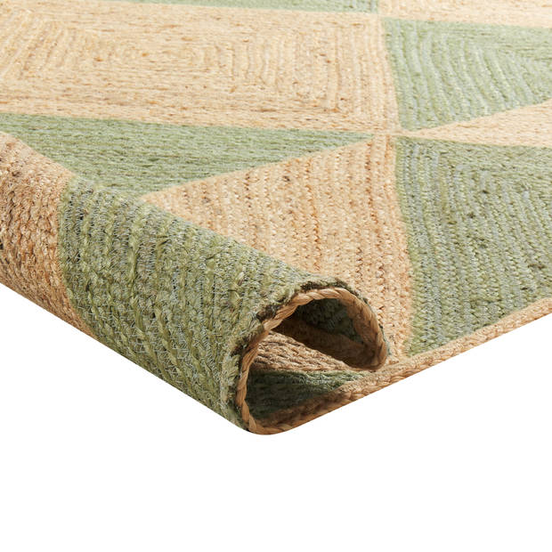 Beliani CALIS - Gevlochten-Beige-Jute