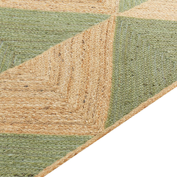 Beliani CALIS - Gevlochten-Beige-Jute