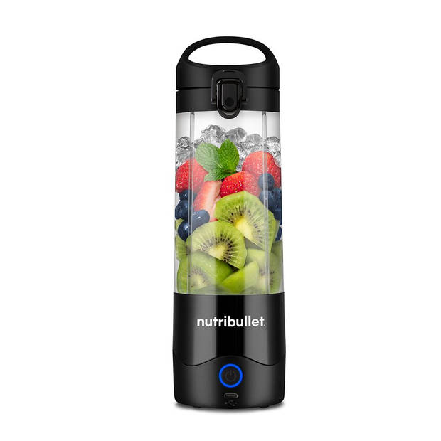 nutribullet Portable - Blender To Go - Mini Blender - Draadloos - Zwart - Draagbare Blender