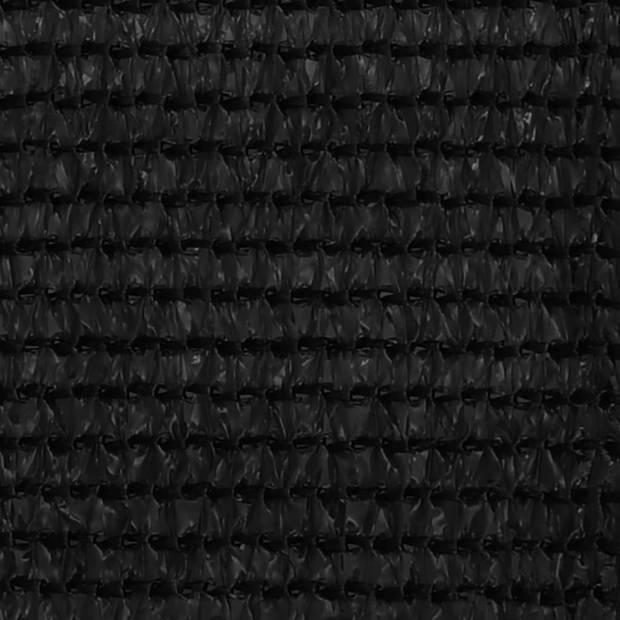 vidaXL Balkonscherm 120x300 cm HDPE zwart