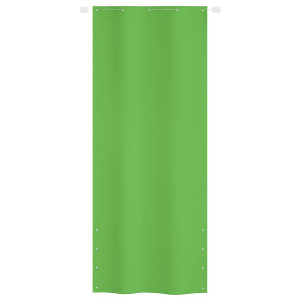 vidaXL Balkonscherm 100x240 cm oxford stof lichtgroen