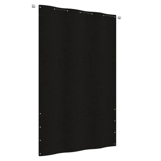 vidaXL Balkonscherm 140x240 cm oxford stof zwart