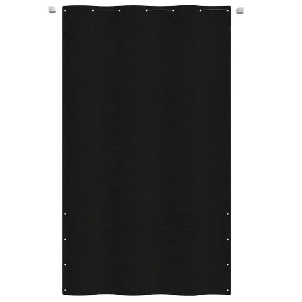 vidaXL Balkonscherm 140x240 cm oxford stof zwart